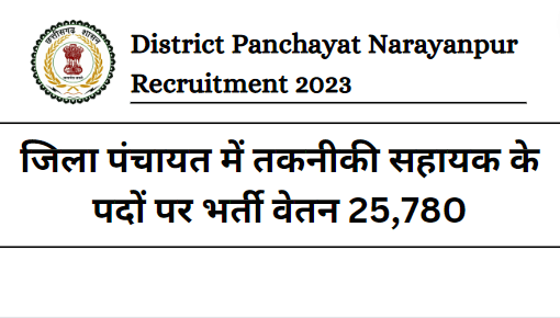 District Panchayat Narayanpur Recruitment 2023