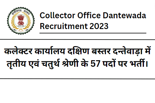 Collector Office Dantewada Recruitment 2023