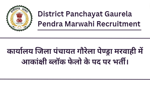 District Panchayat Gaurela Pendra Marwahi Recruitment 2023