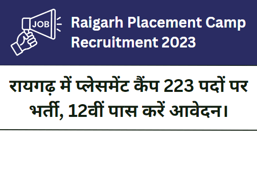 Raigarh Placement Camp 2023
